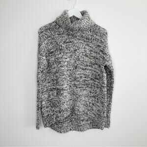 LOFT Lou & Grey | Turtleneck Cozy Sweater Marled Chunky Size Small